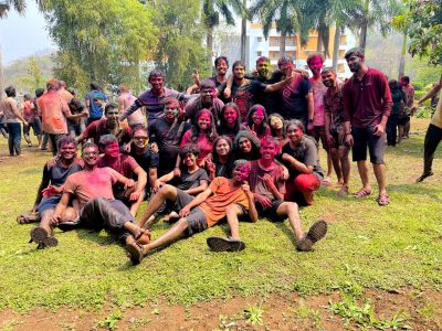 Holi celebration by Aerospace students